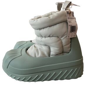 adidas NEW Adifom Superstar Winter Puffer Boot Linen Green IG2161 sz 6.5 Womens